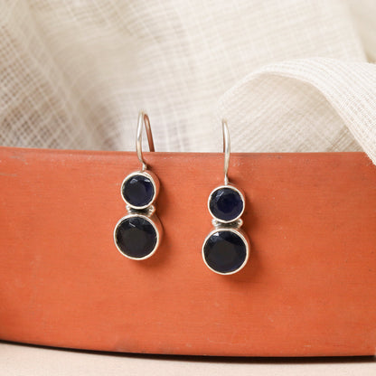 Cute Hydro Blue Sapphire Earrings