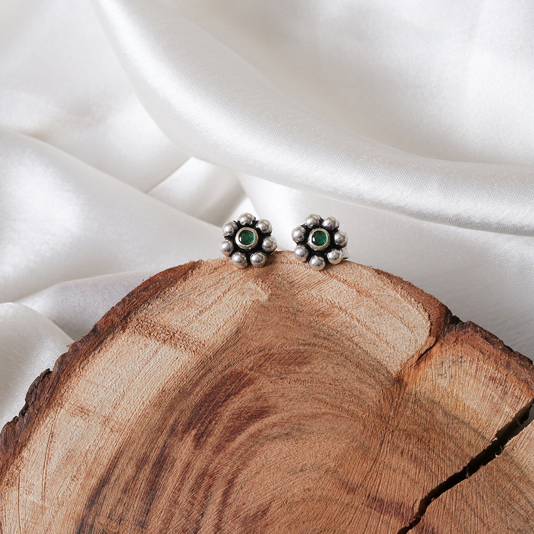 Green Kudi Earrings