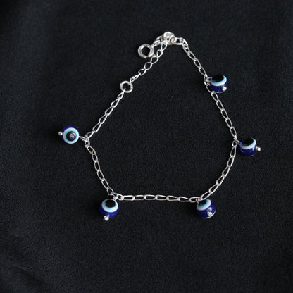 Single line Evil Eye Bracelet