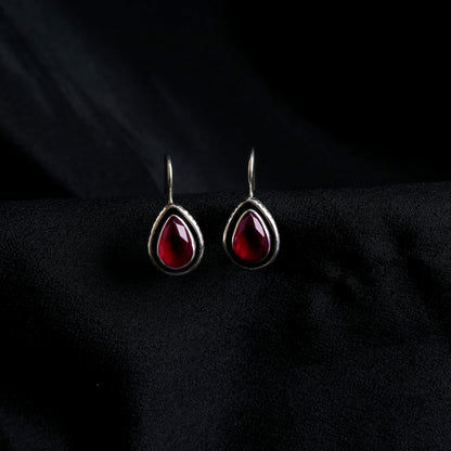 Drop Shape Ruby Hooks