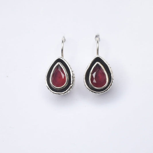 Drop Shape Ruby Hooks